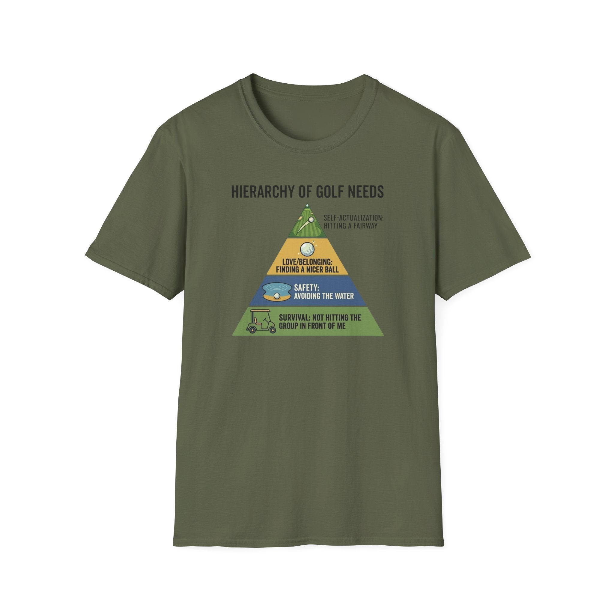 Hierarchy of Golf Needs T-Shirt