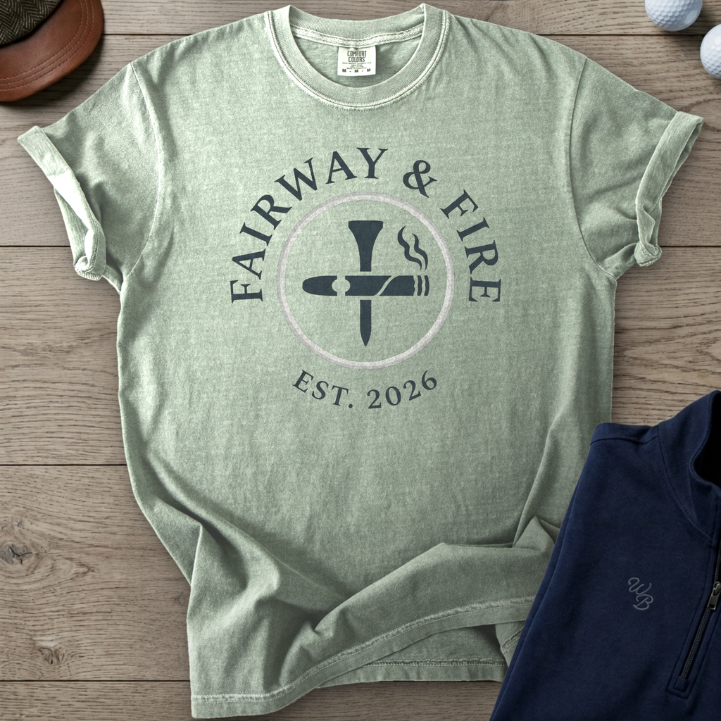 Fairway & Fire Heavyweight Tee — Bay t-shirt