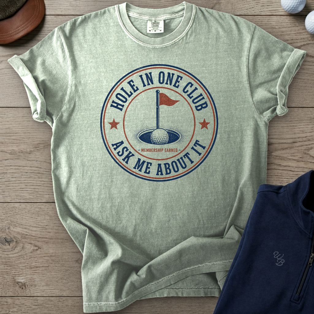 Hole In One Club Heavyweight Tee — Bay t-shirt