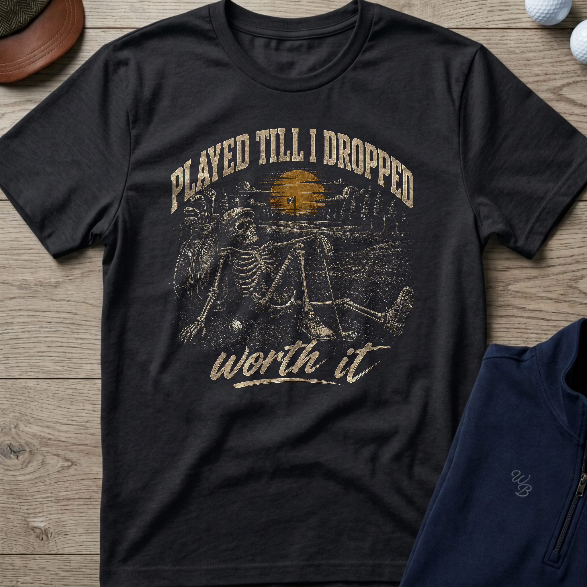 Played Till I Dropped — Black t-shirt