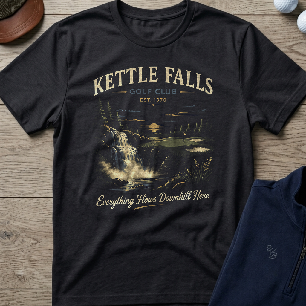 Kettle Falls — Black t-shirt