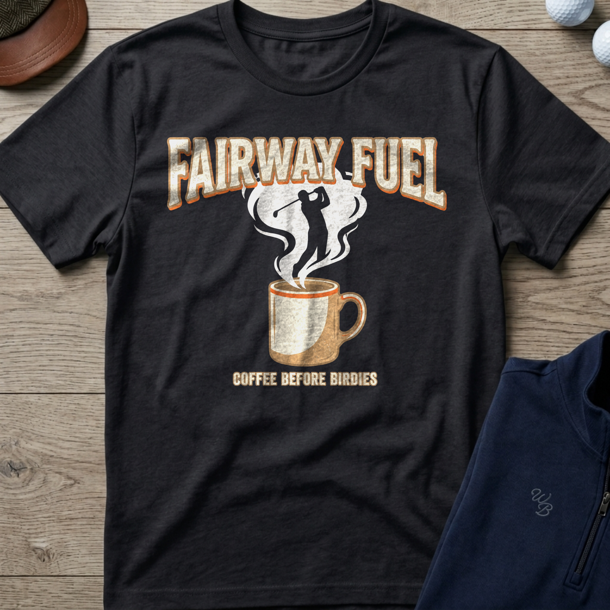 Fairway Fuel — Black t-shirt