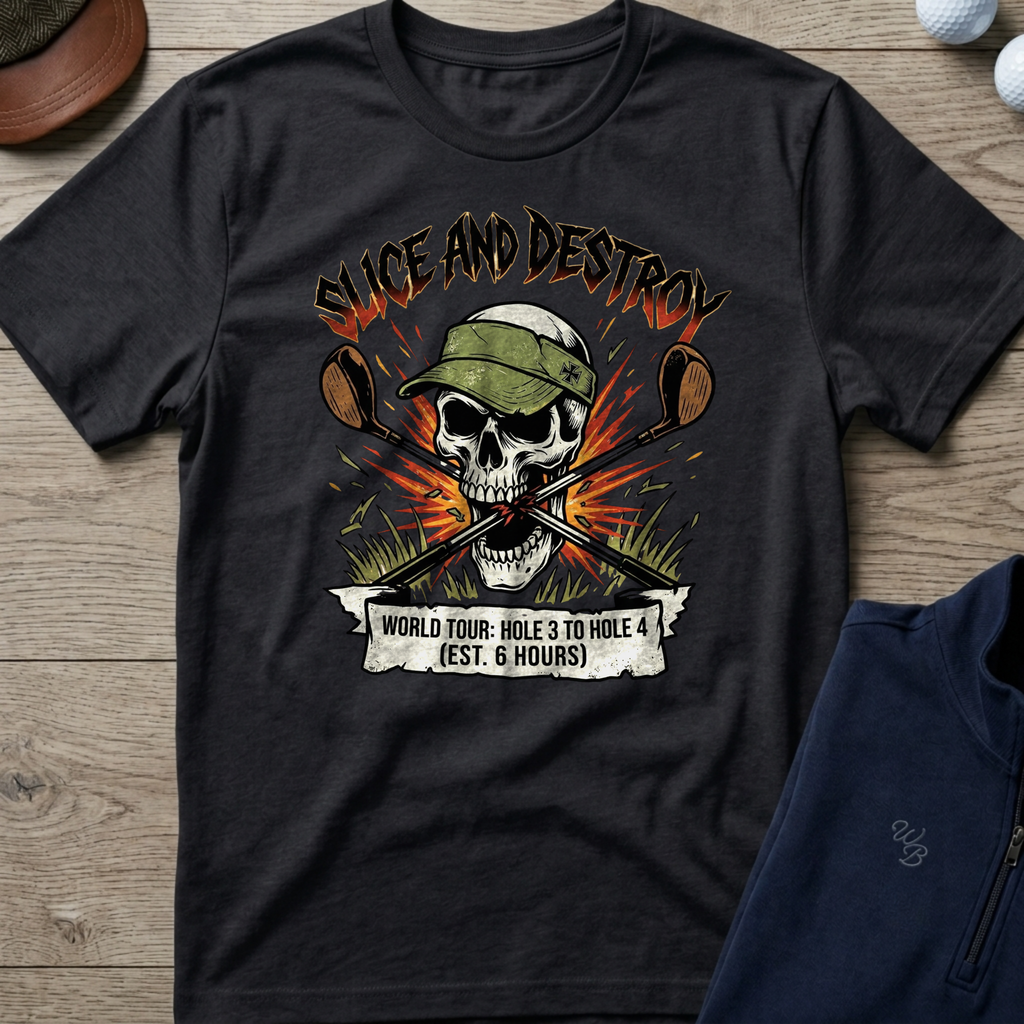 Slice & Destroy — Black t-shirt