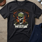 Slice & Destroy — Black t-shirt