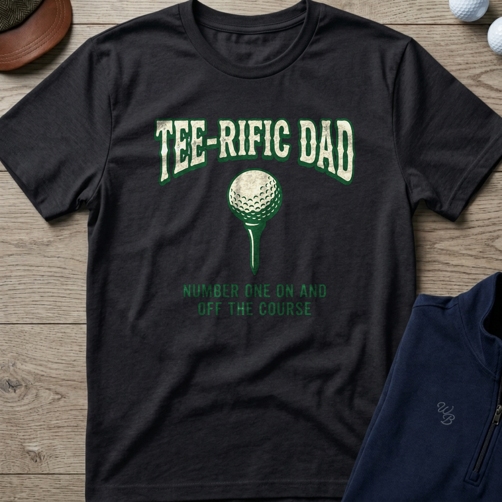 Tee-rific Dad — Black t-shirt