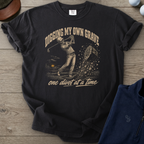 Digging My Own Grave Heavyweight Tee — Black t-shirt