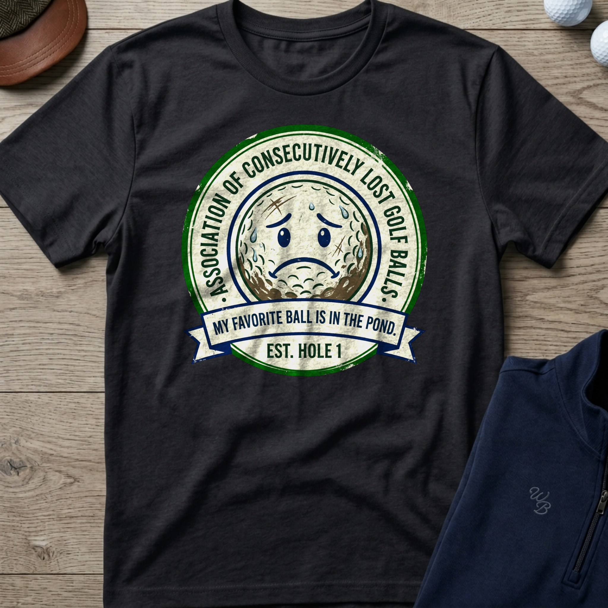 Lost Ball Association — Black t-shirt