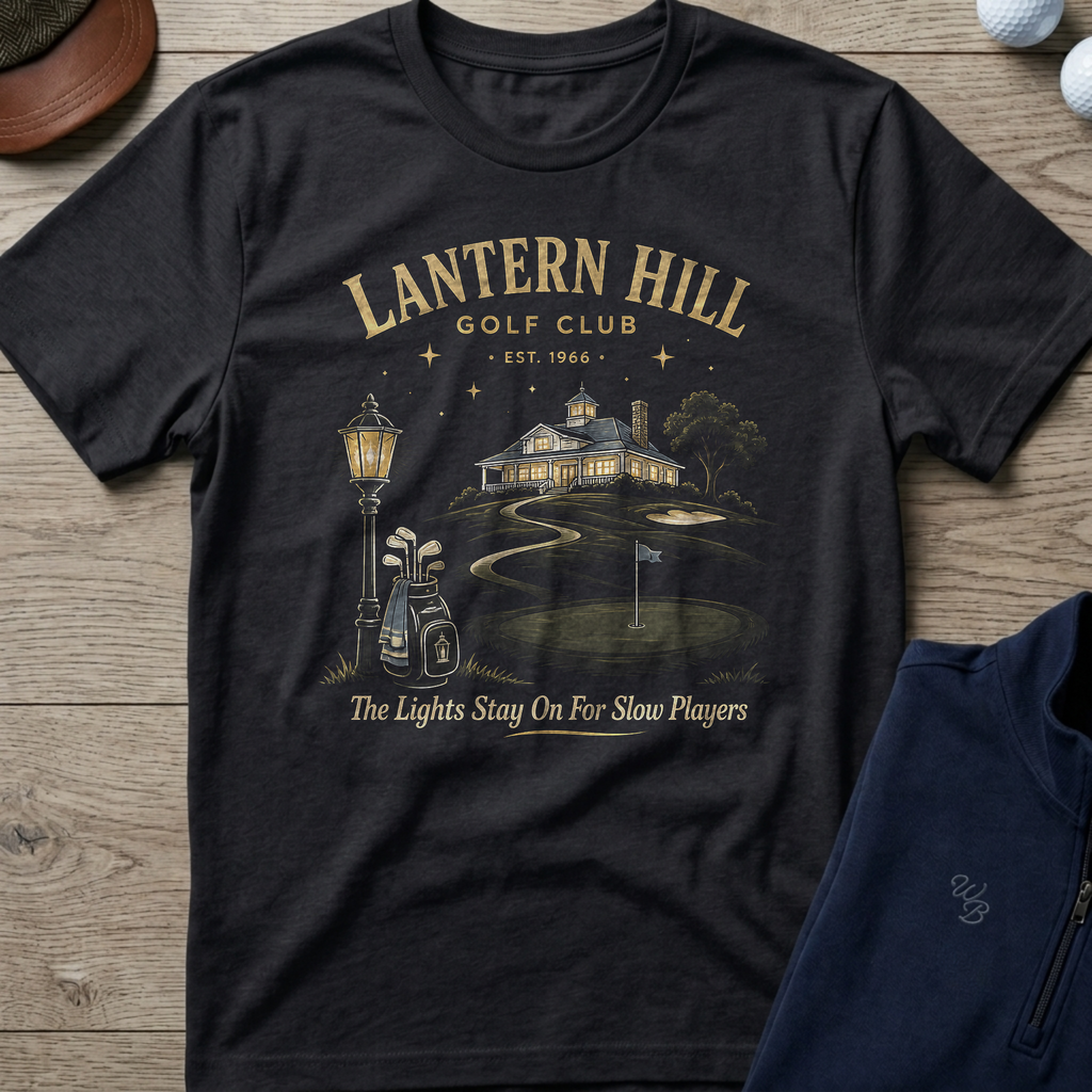 Lantern Hill — Black t-shirt