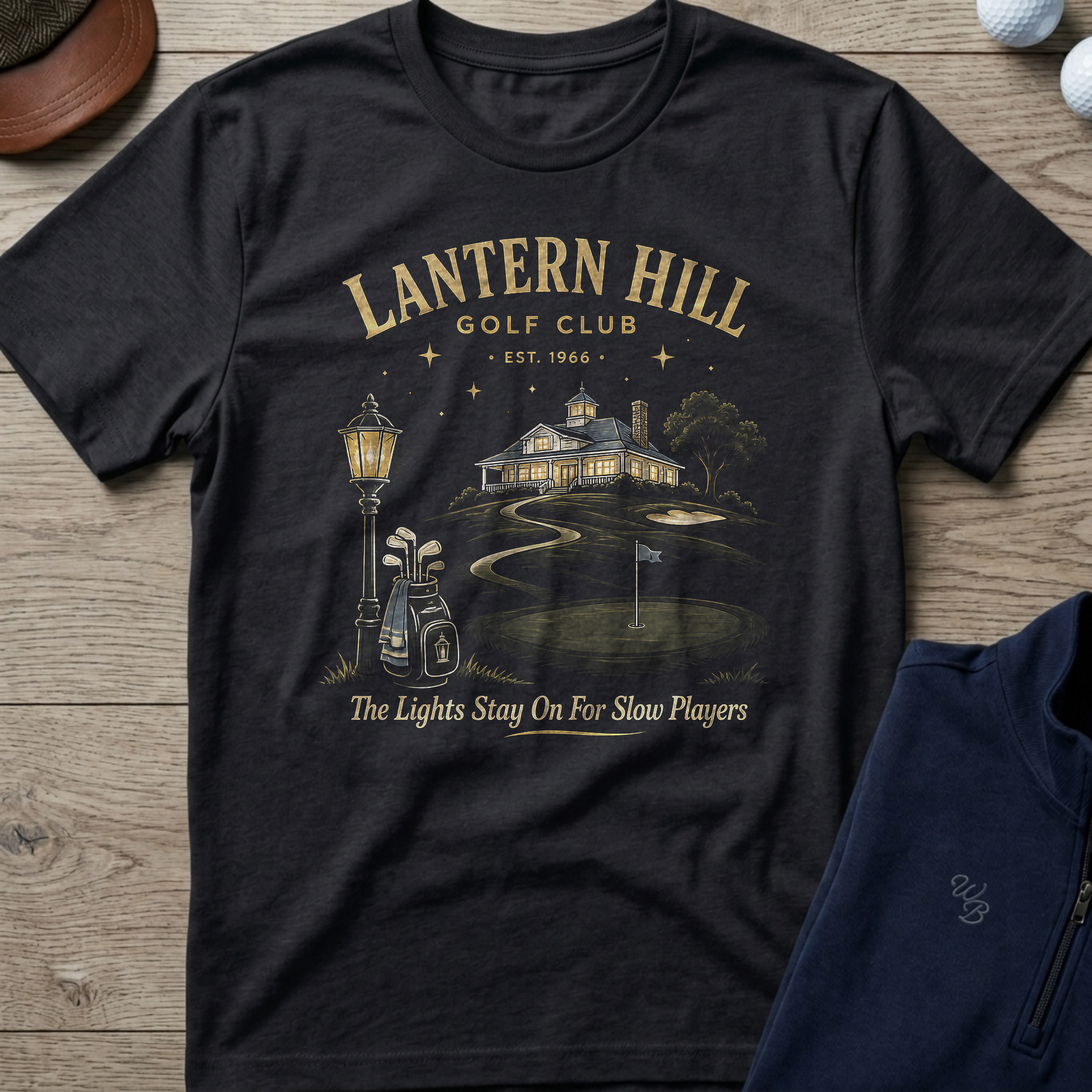 Lantern Hill — Black t-shirt