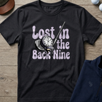 Lost In The Back Nine — Black t-shirt