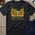Nature Walker — Black t-shirt