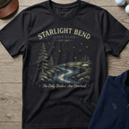 Starlight Bend — Black t-shirt