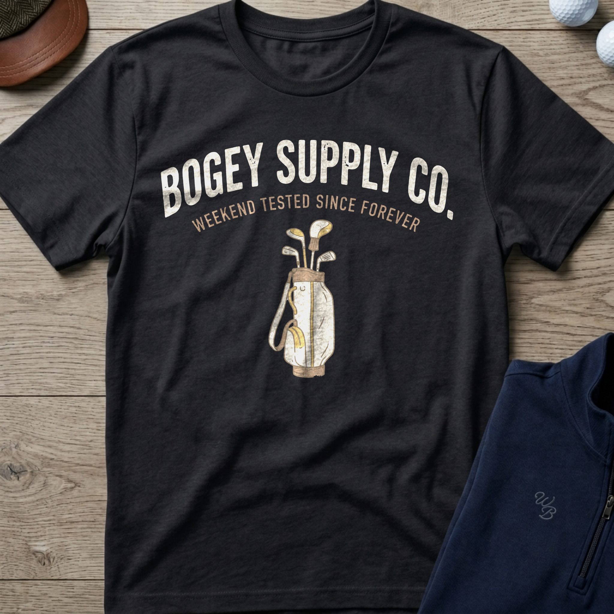 Bogey Supply Co. — Black t-shirt