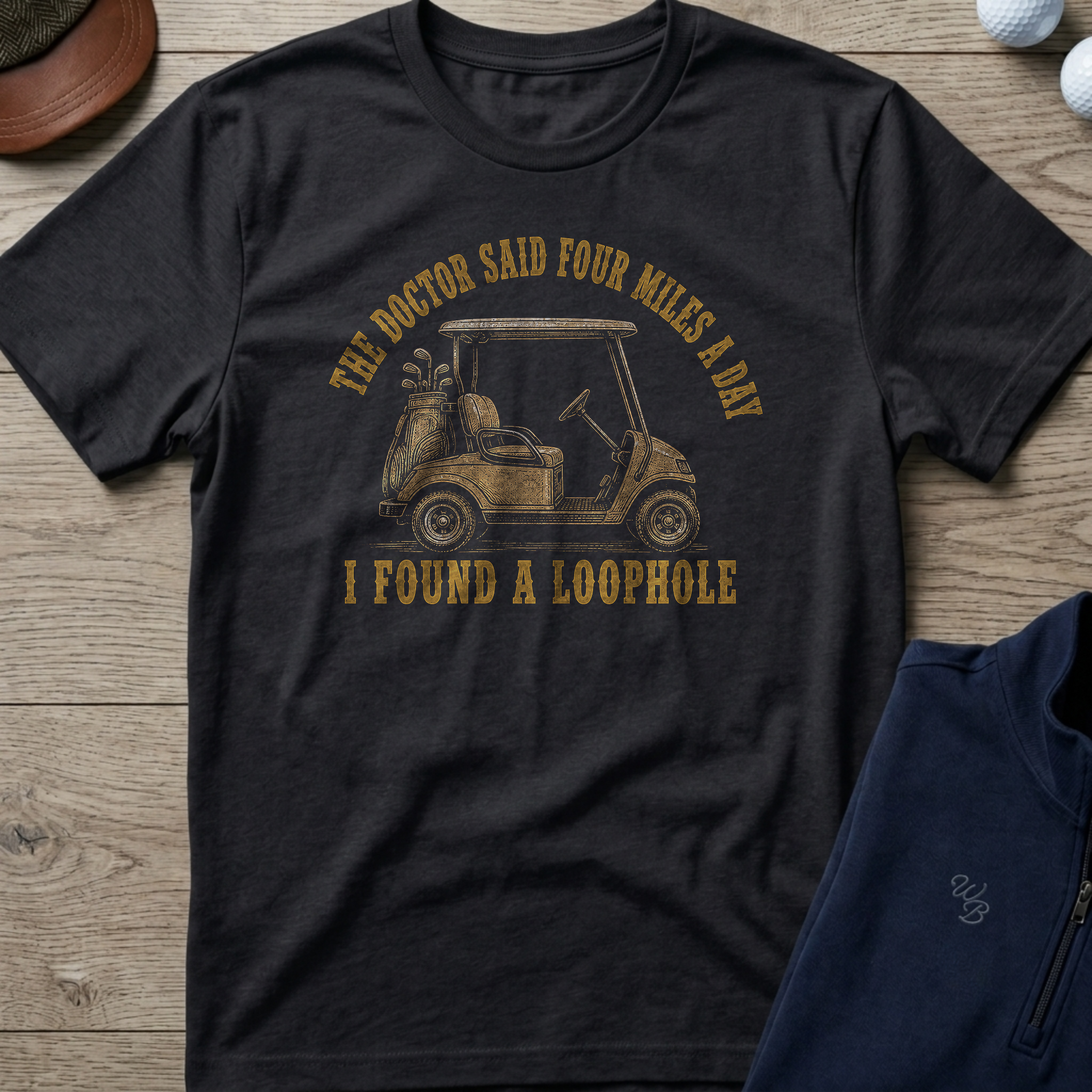 The Loophole — Black t-shirt