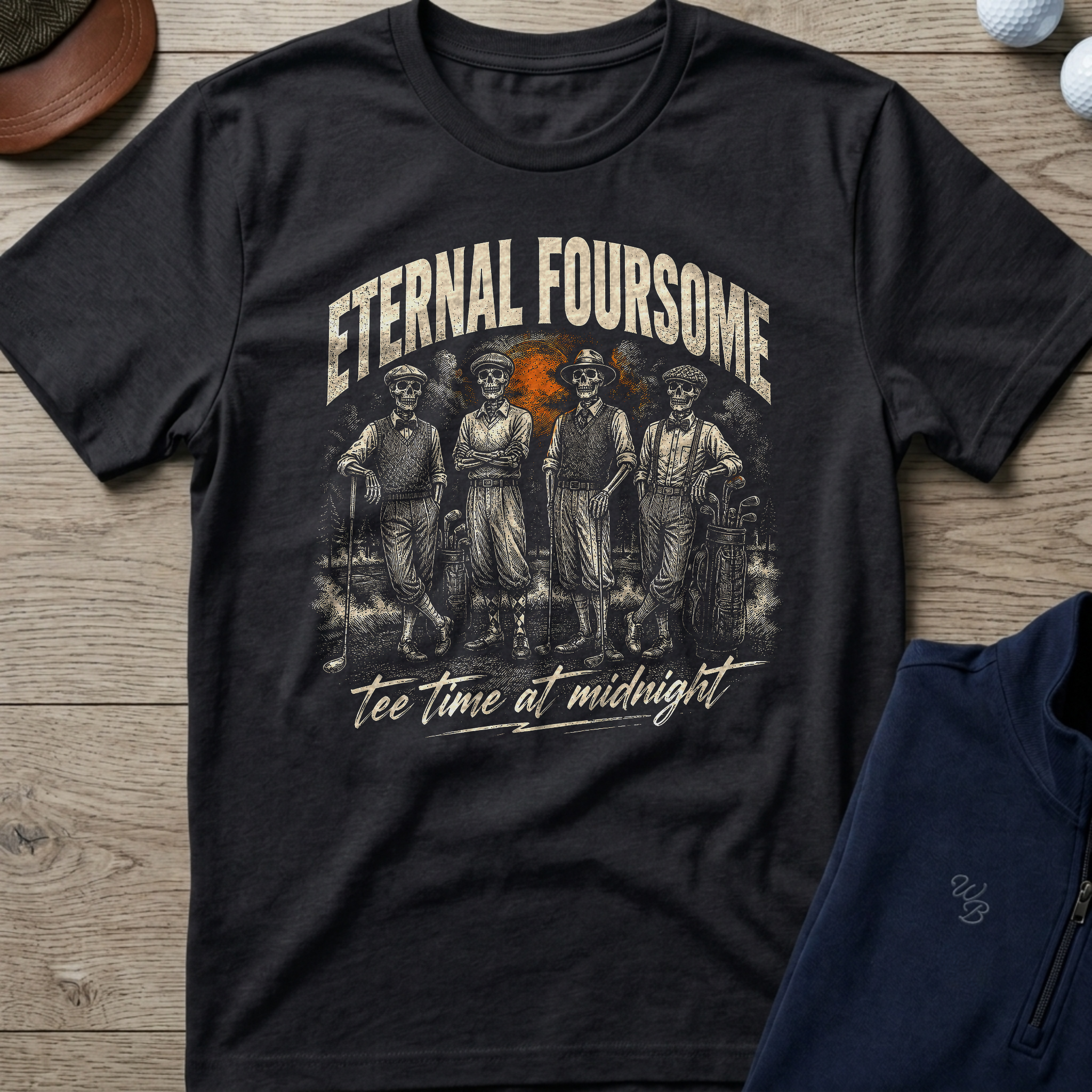 Eternal Foursome — Black t-shirt