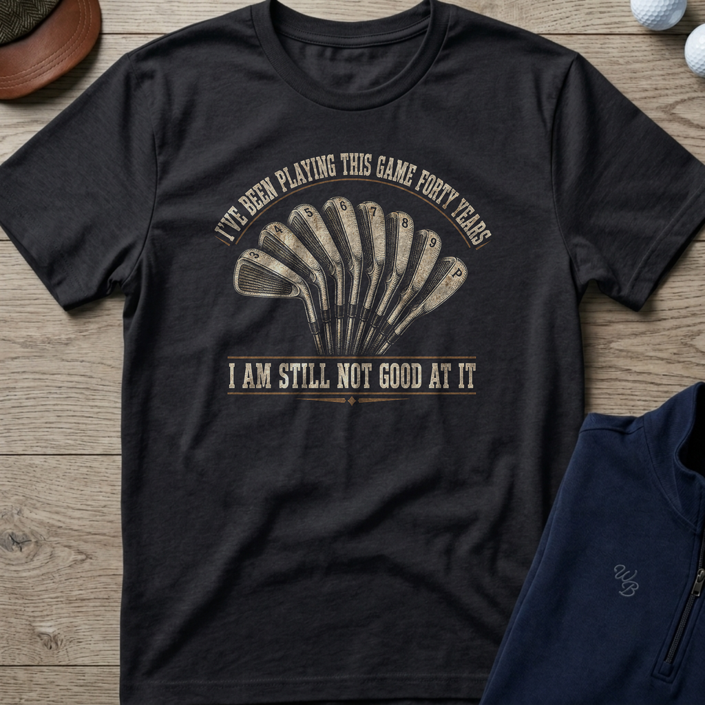 Forty Years — Black t-shirt