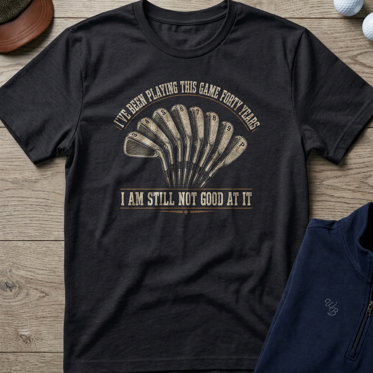 Forty Years — Black t-shirt