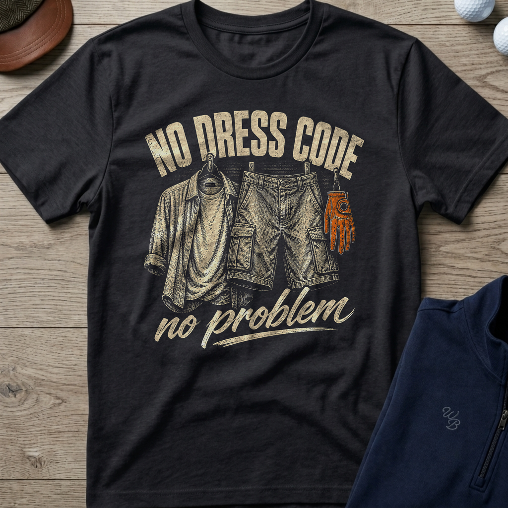 No Dress Code — Black t-shirt