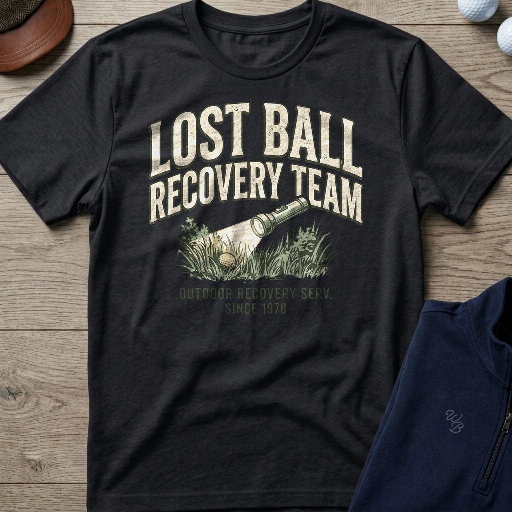 Recovery Team — Black t-shirt