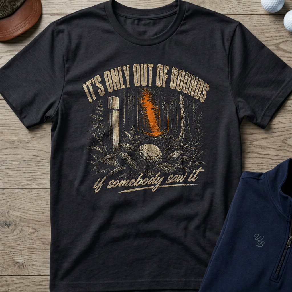 It's Only Out Of Bounds — Black t-shirt