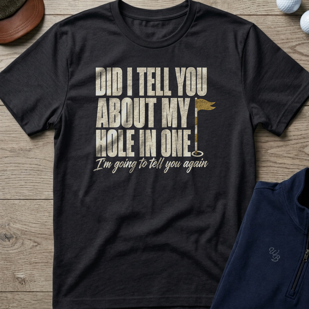 I'm Going To Tell You Again — Black t-shirt