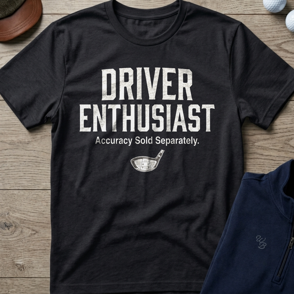 Driver Enthusiast — Black t-shirt