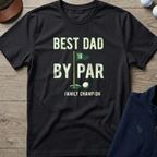 Best Dad By Par — Black t-shirt