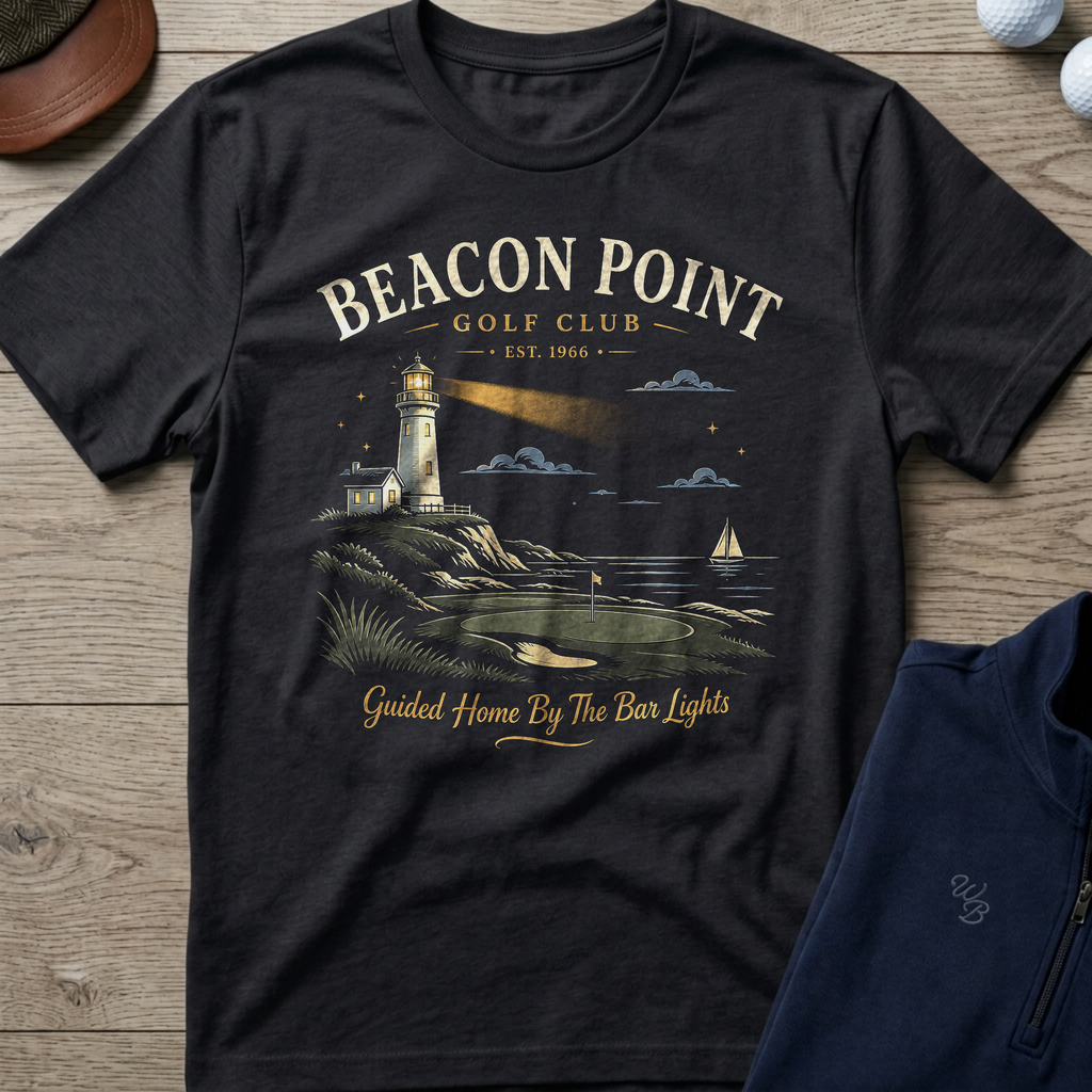 Beacon Point — Black t-shirt