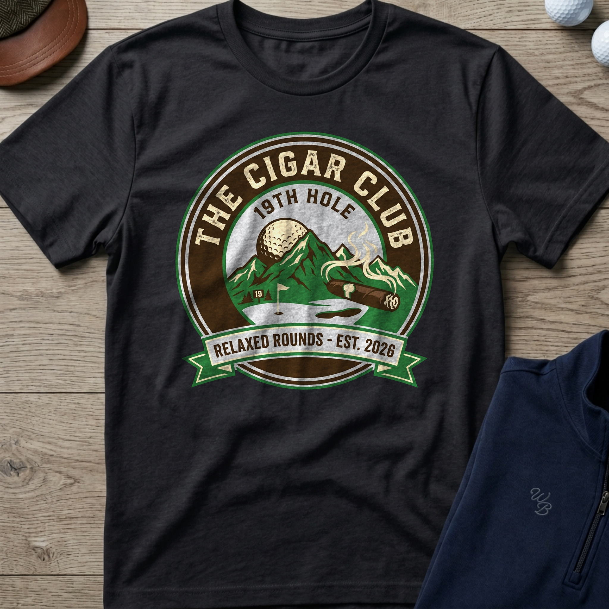 Cigar Club — Black t-shirt