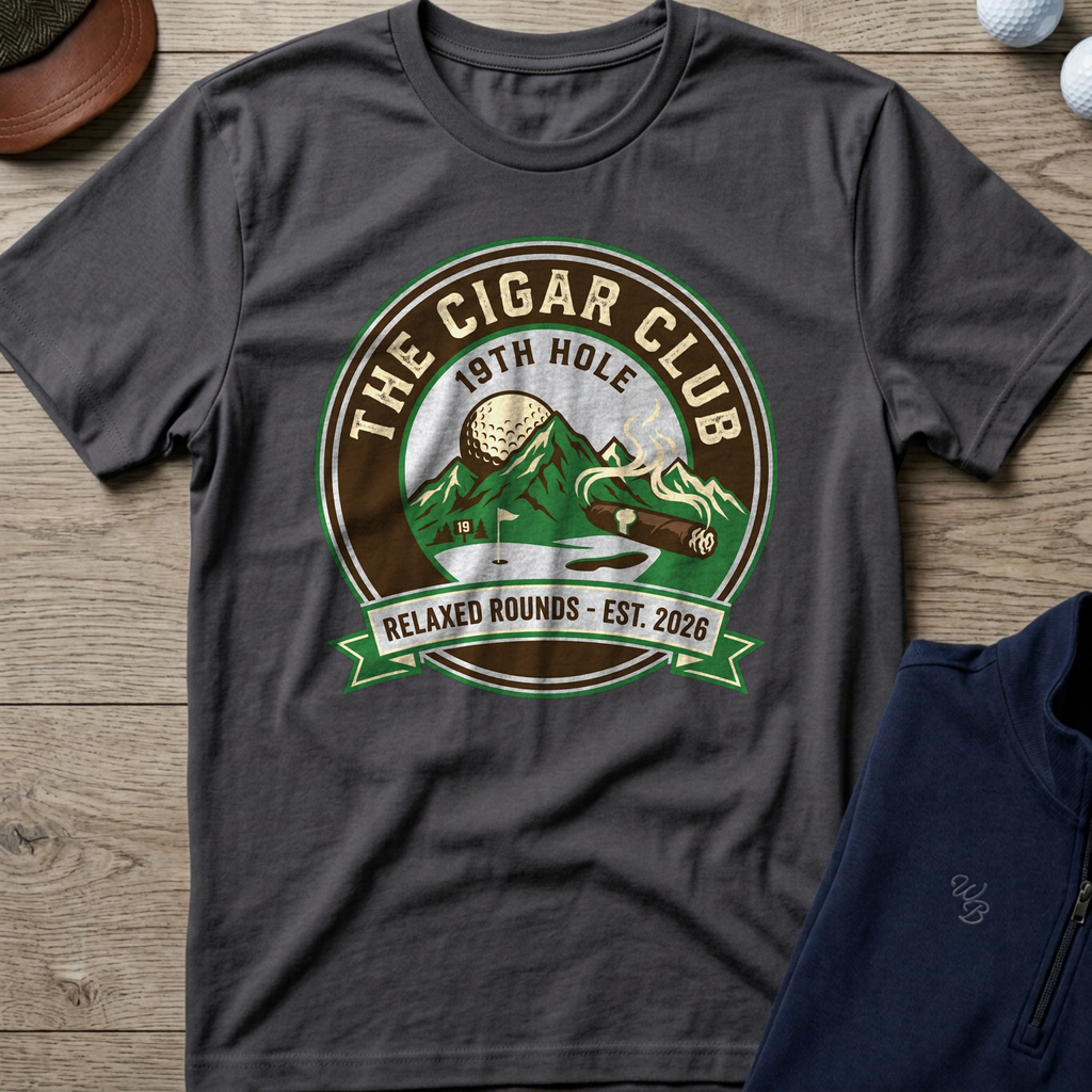 Cigar Club — Charcoal t-shirt