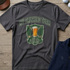 Drinking Team Graphic — Charcoal t-shirt