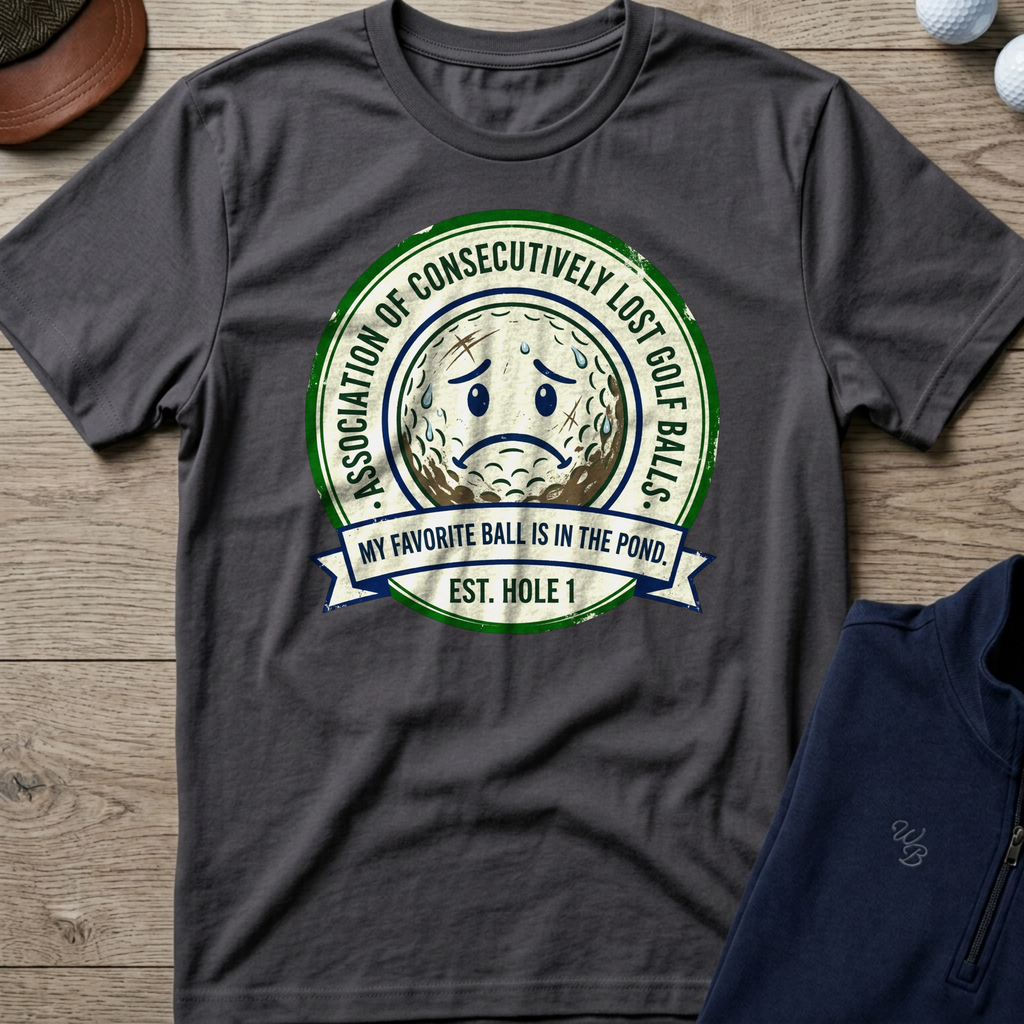 Lost Ball Association — Charcoal t-shirt