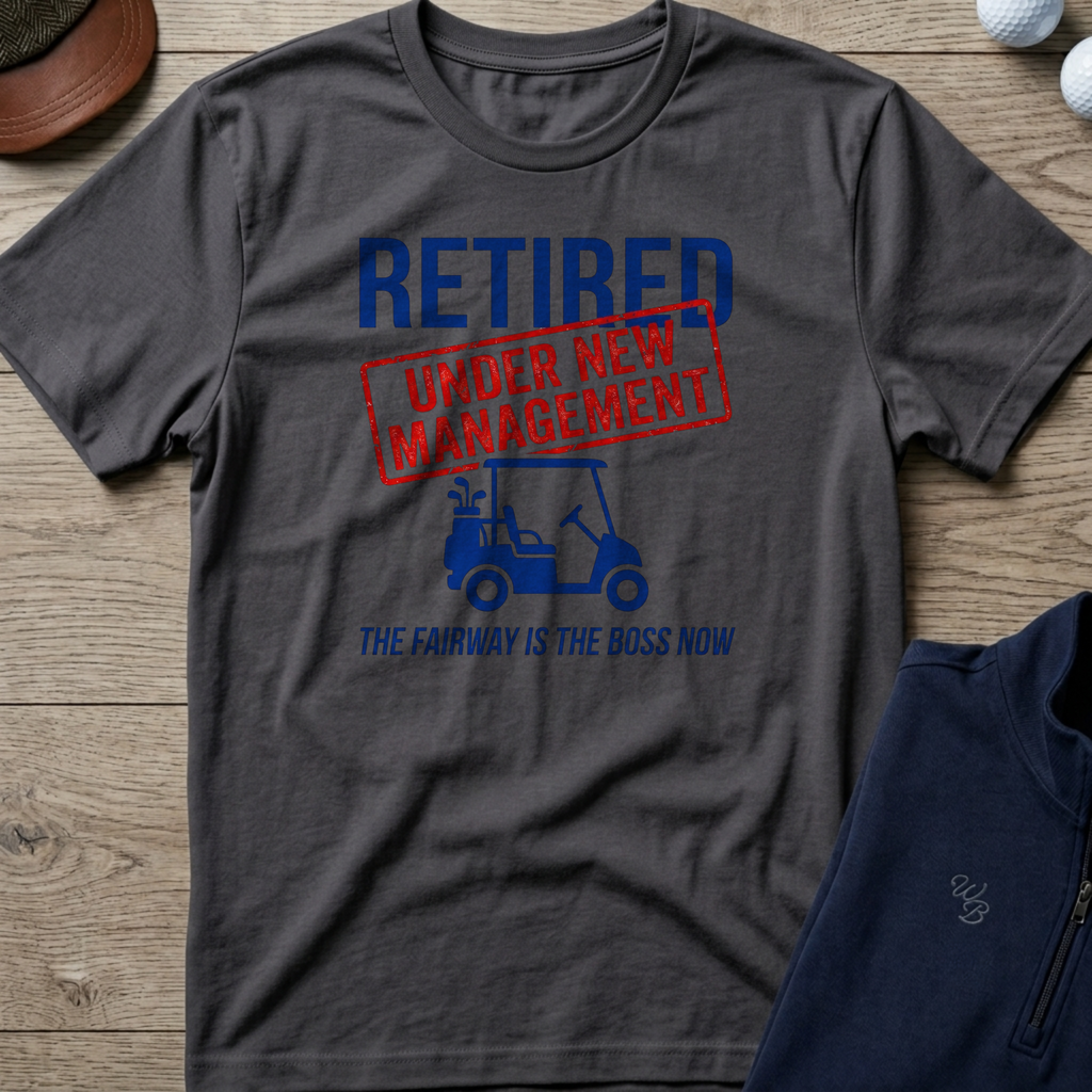 Under New Management — Charcoal t-shirt