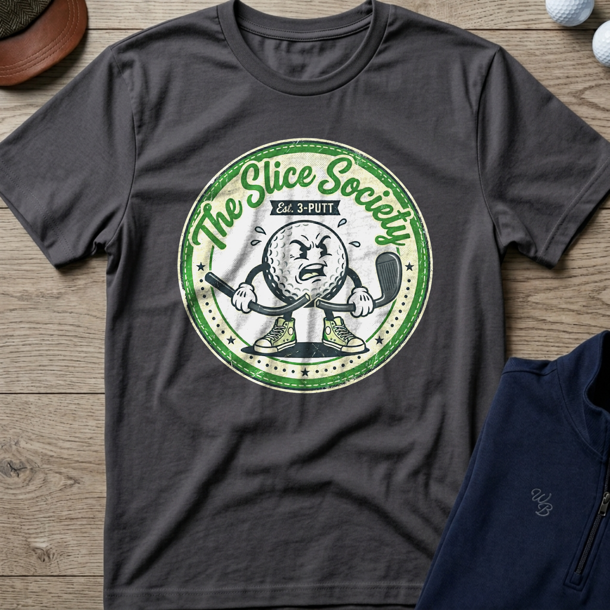 Slice Society — Charcoal t-shirt