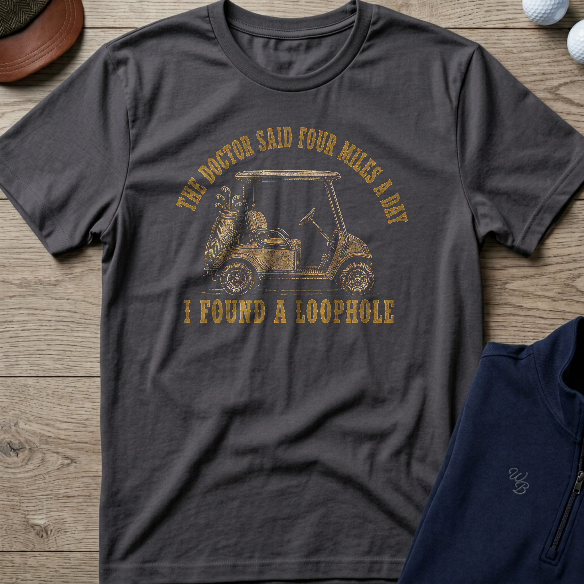 The Loophole — Charcoal t-shirt