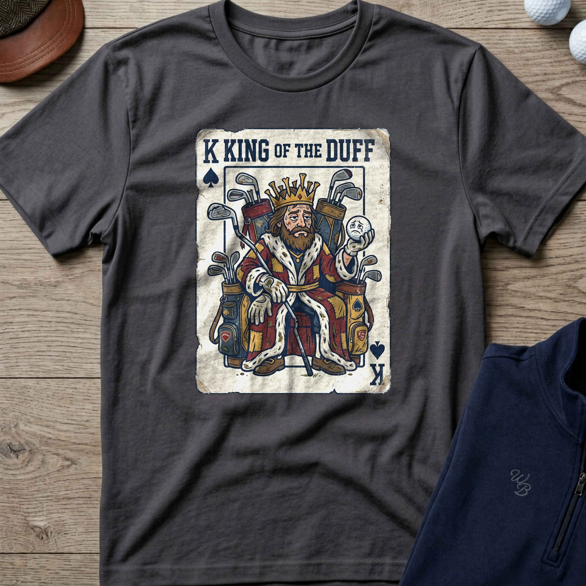 King of The Duff — Charcoal t-shirt