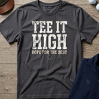 Tee It High — Charcoal t-shirt
