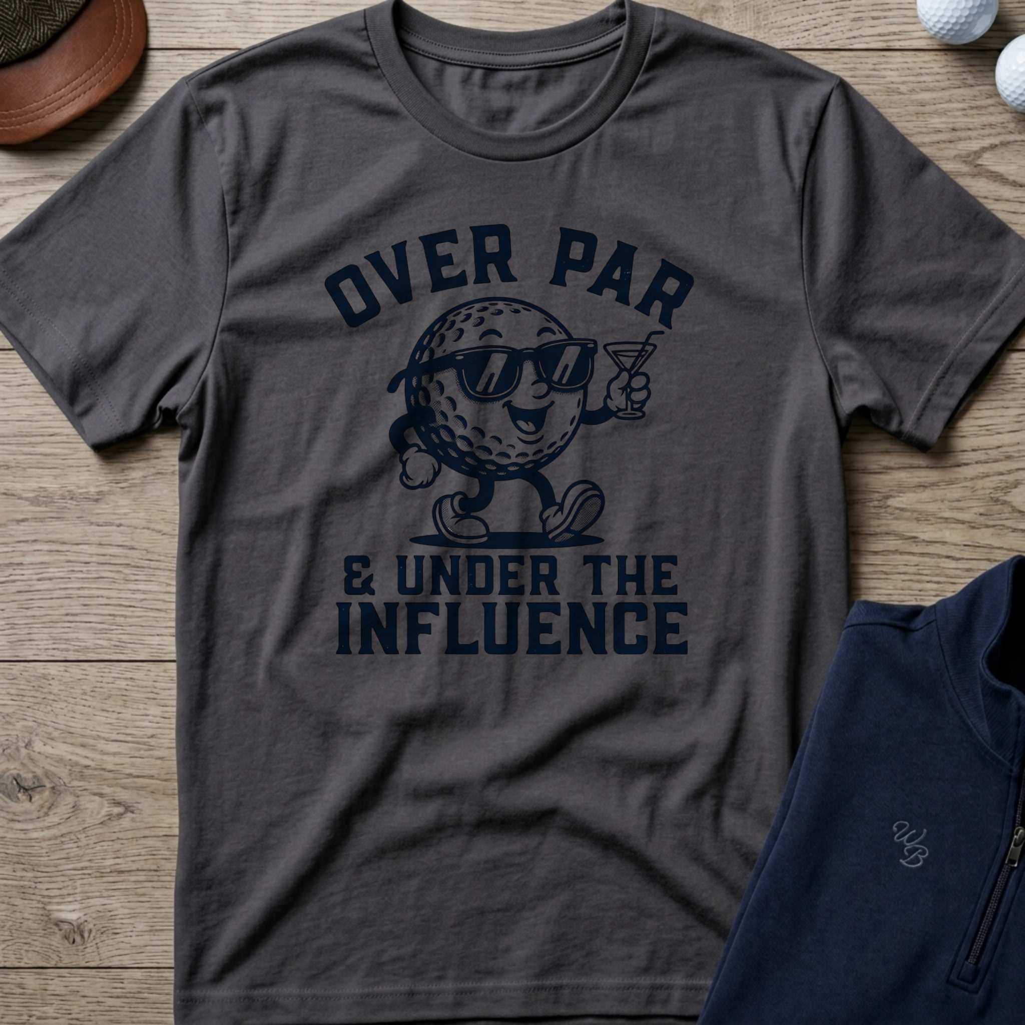 Under The Influence — Charcoal t-shirt