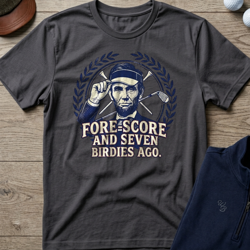 Fore Score — Charcoal t-shirt