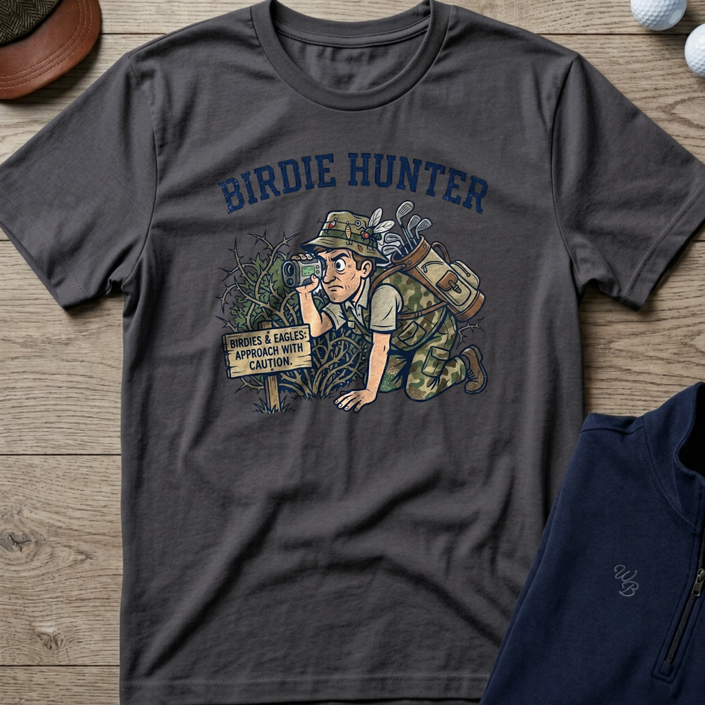 Birdie Hunter — Charcoal t-shirt