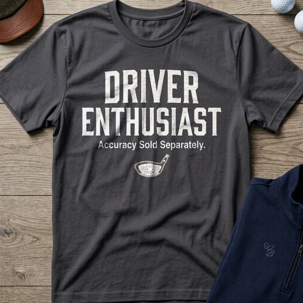 Driver Enthusiast — Charcoal t-shirt