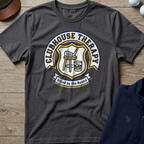 Clubhouse Therapy — Charcoal t-shirt