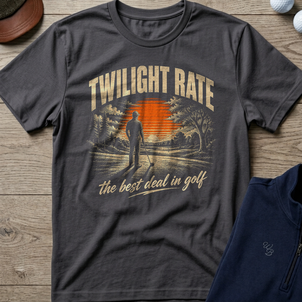 Twilight Rate — Charcoal t-shirt