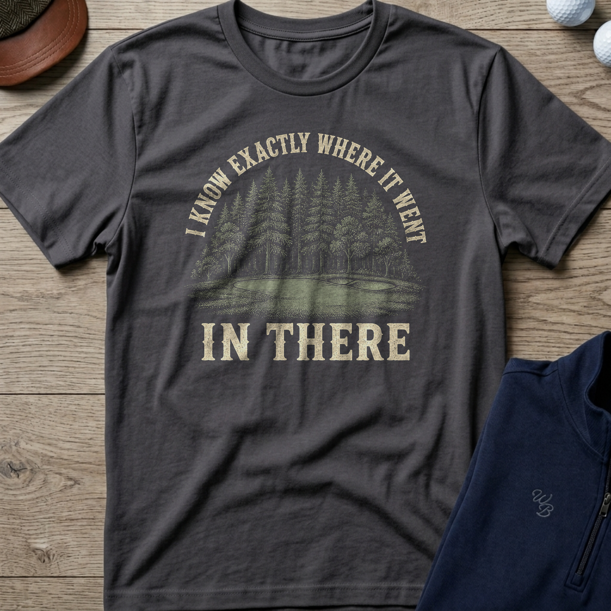In There — Charcoal t-shirt