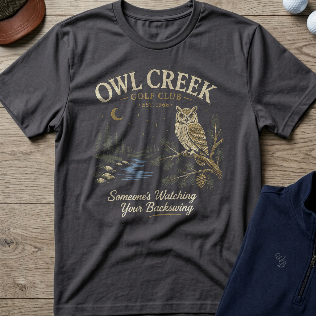 Owl Creek — Charcoal t-shirt