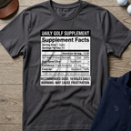 Daily Golf Supplement — Charcoal t-shirt