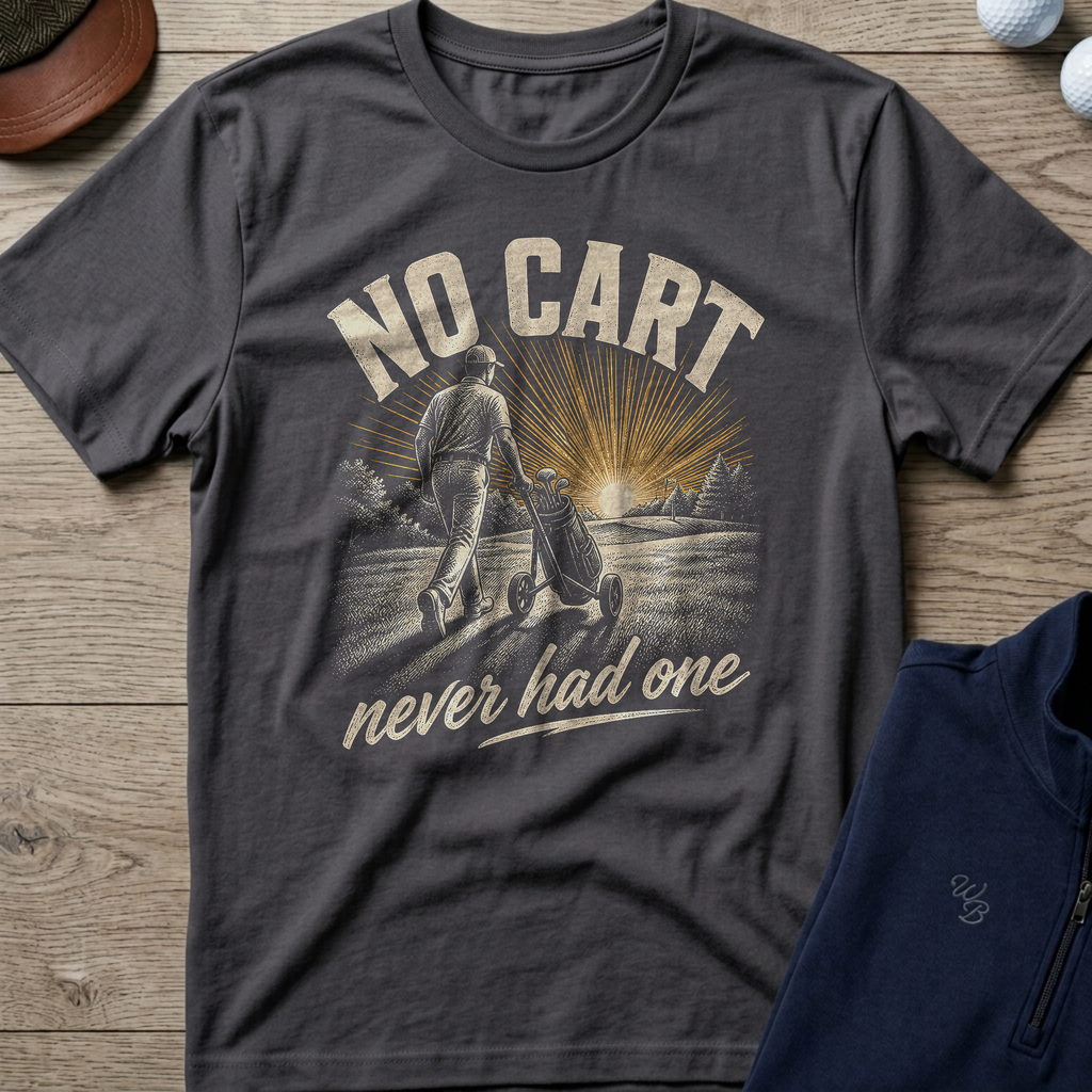 No Cart — Charcoal t-shirt
