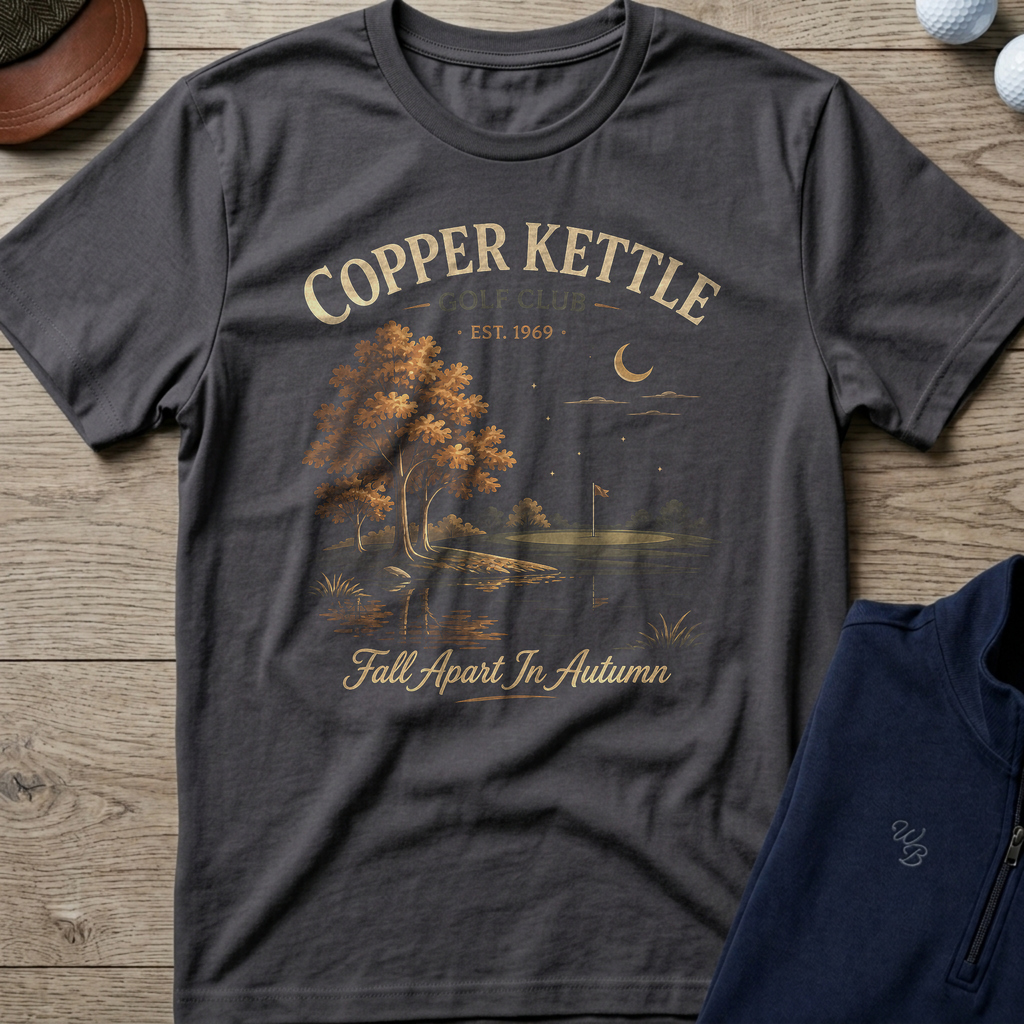 Copper Kettle — Charcoal t-shirt