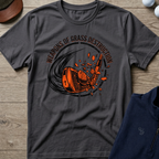 Grass Destruction — Charcoal t-shirt