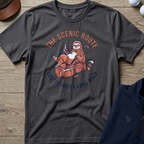 The Scenic Route — Charcoal t-shirt